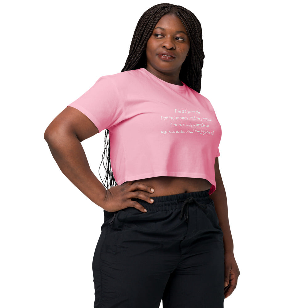 Pride & Prejudice No Money, No Prospects Women's Crop Top