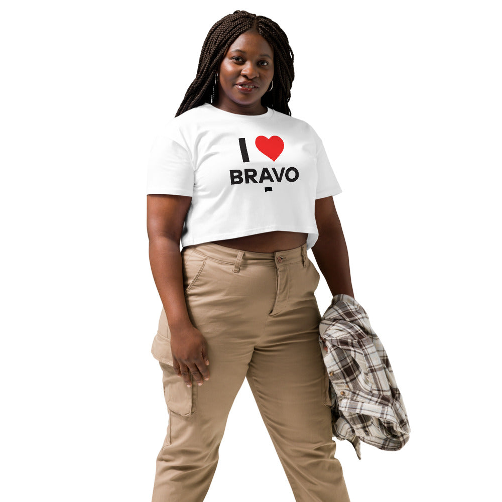 I Heart Bravo Crop Top