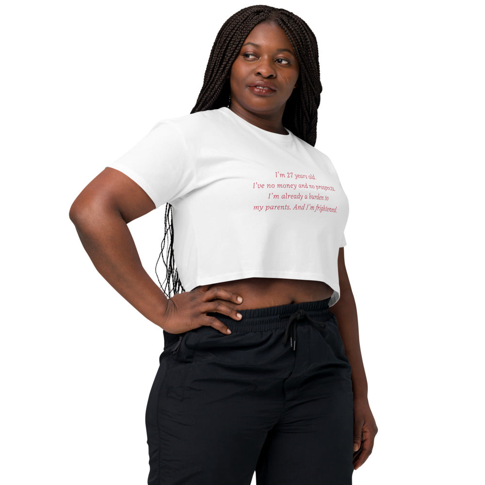 Pride & Prejudice No Money, No Prospects Women's Crop Top