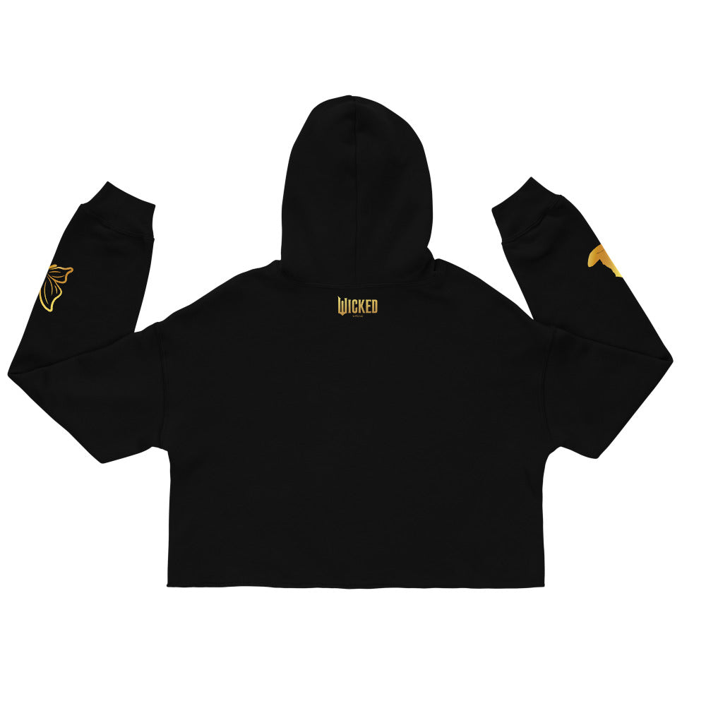 Wicked Gold "W" Women's Cropped Hoodie