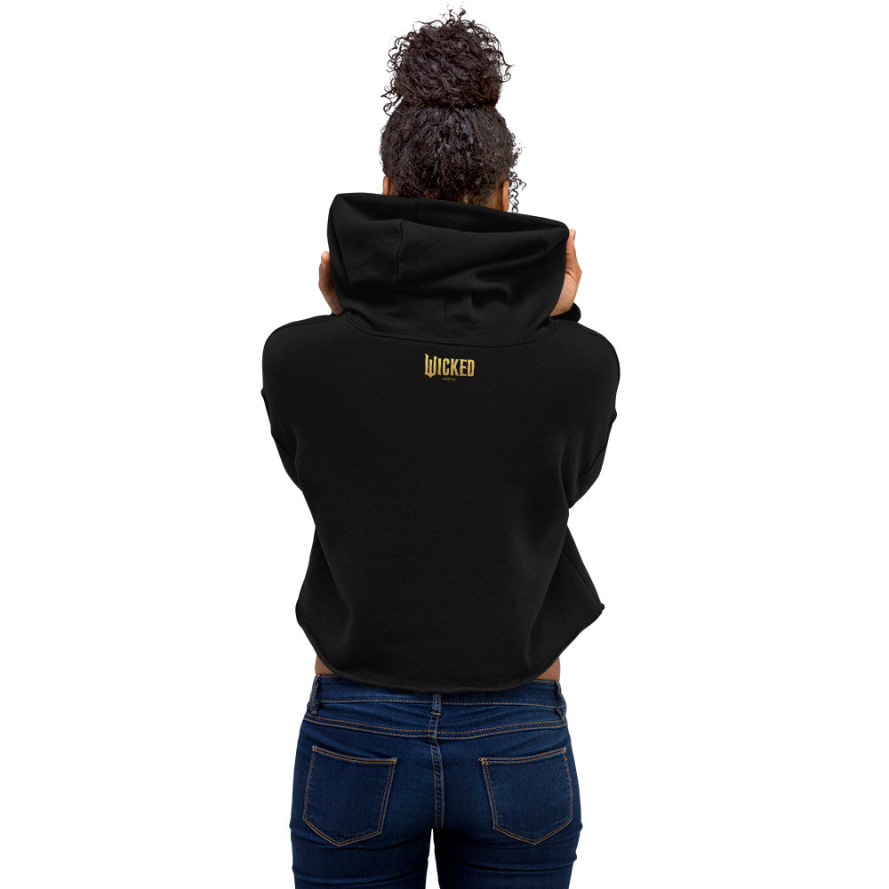 Wicked Gold "W" Women's Cropped Hoodie