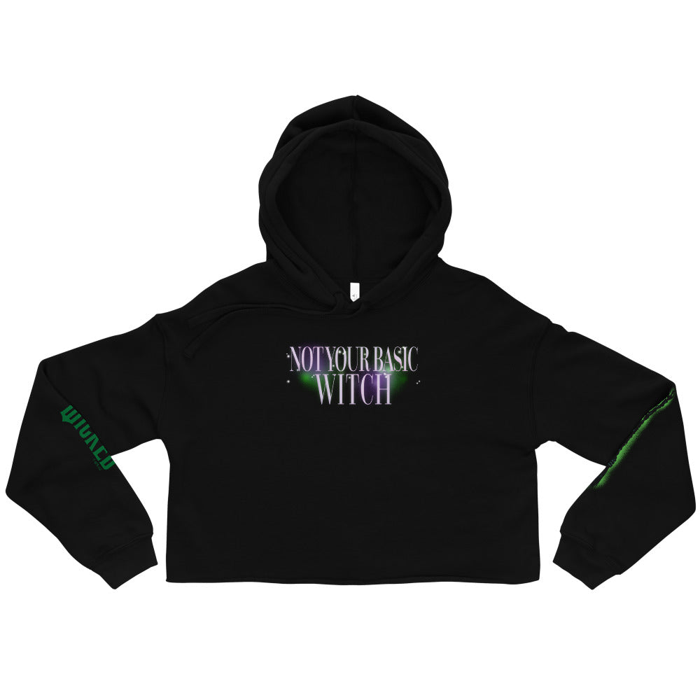 Wicked Not Your Basic Witch Cropped Hoodie