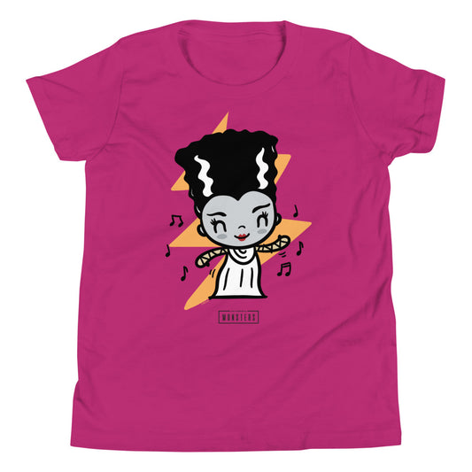 Universal Monsters Bride of Frankenstein Kids Unisex T-Shirt