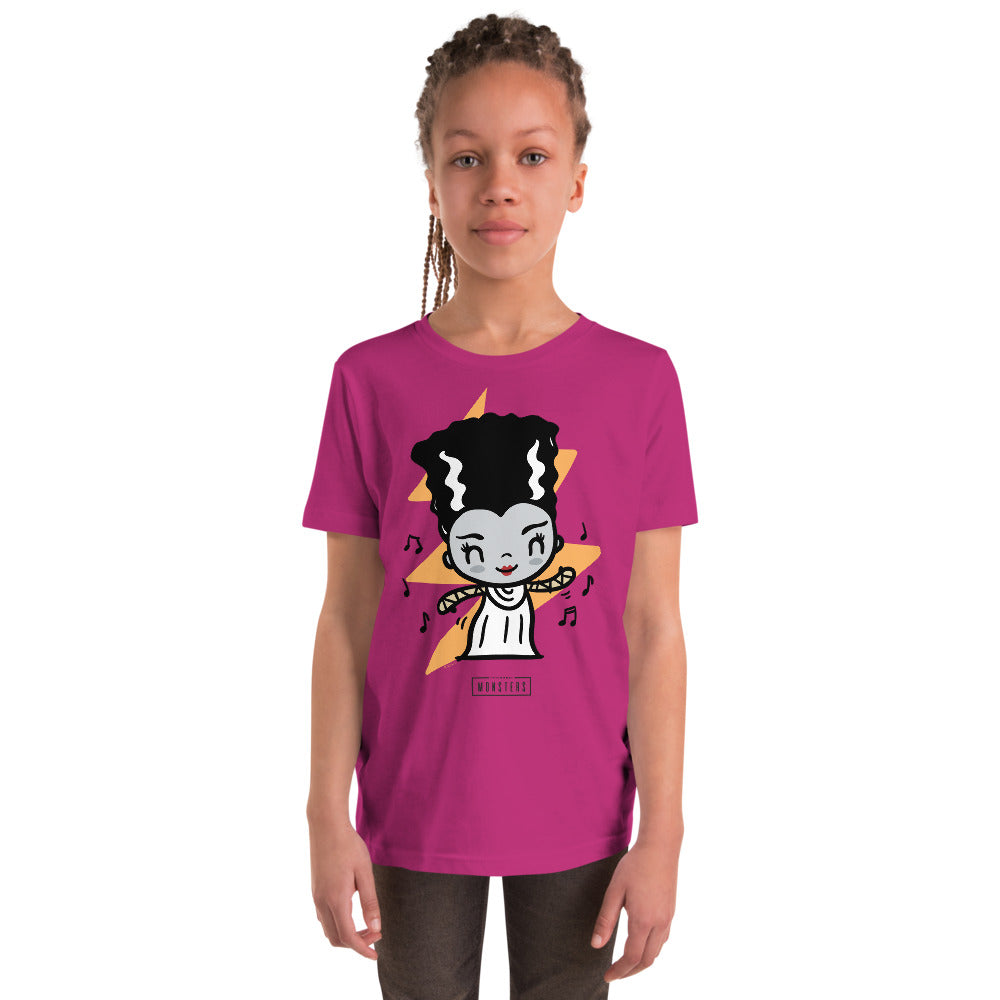 Universal Monsters Bride of Frankenstein Kids Unisex T-Shirt