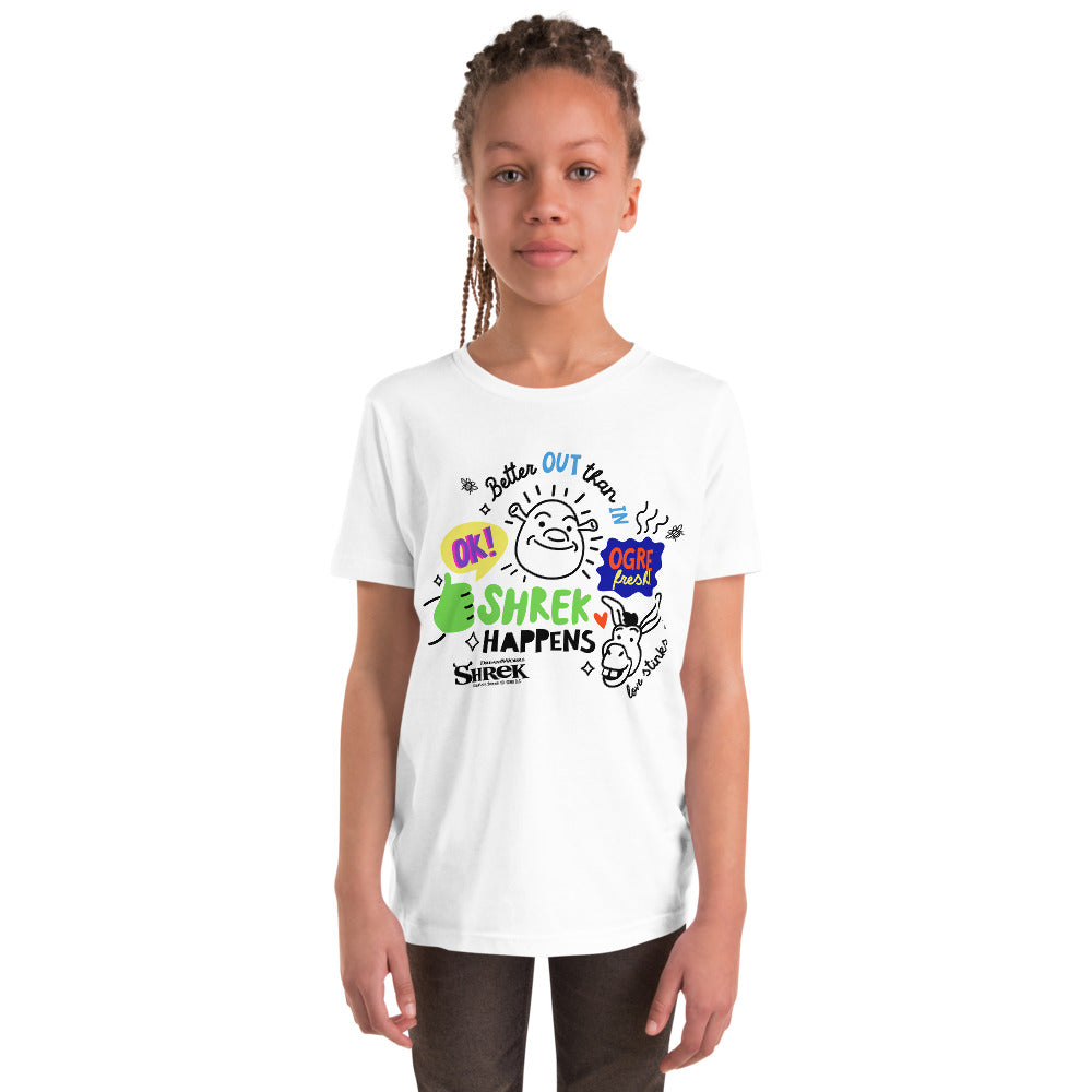 Shrek Collage Kids Unisex T-Shirt