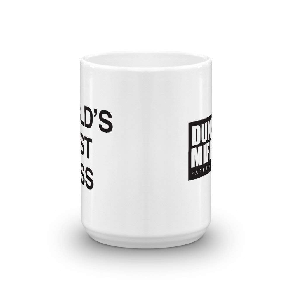  The Office Dunder Mifflin World's Best Boss Coffee Mug by NBC :  Home & Kitchen