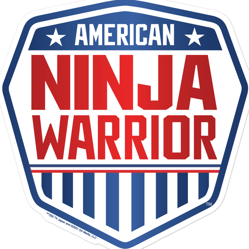 American Ninja Warrior Logo Die Cut Sticker NBC Store