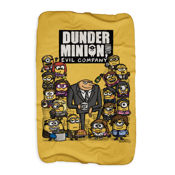 Office Dunder Mifflin Logo Fleece Blanket