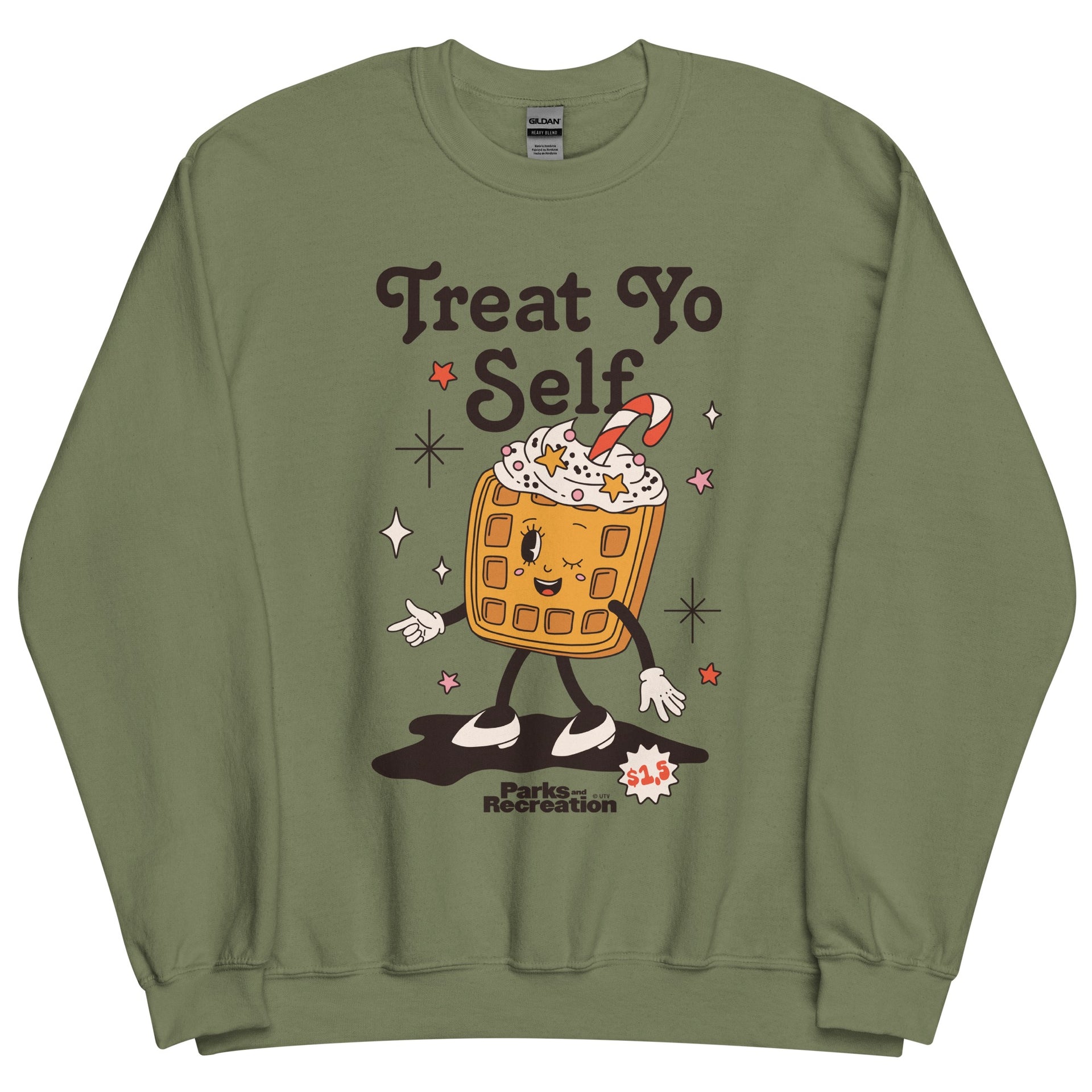 Parks and Recreation Treat Yo Self Crewneck Sweatshirt