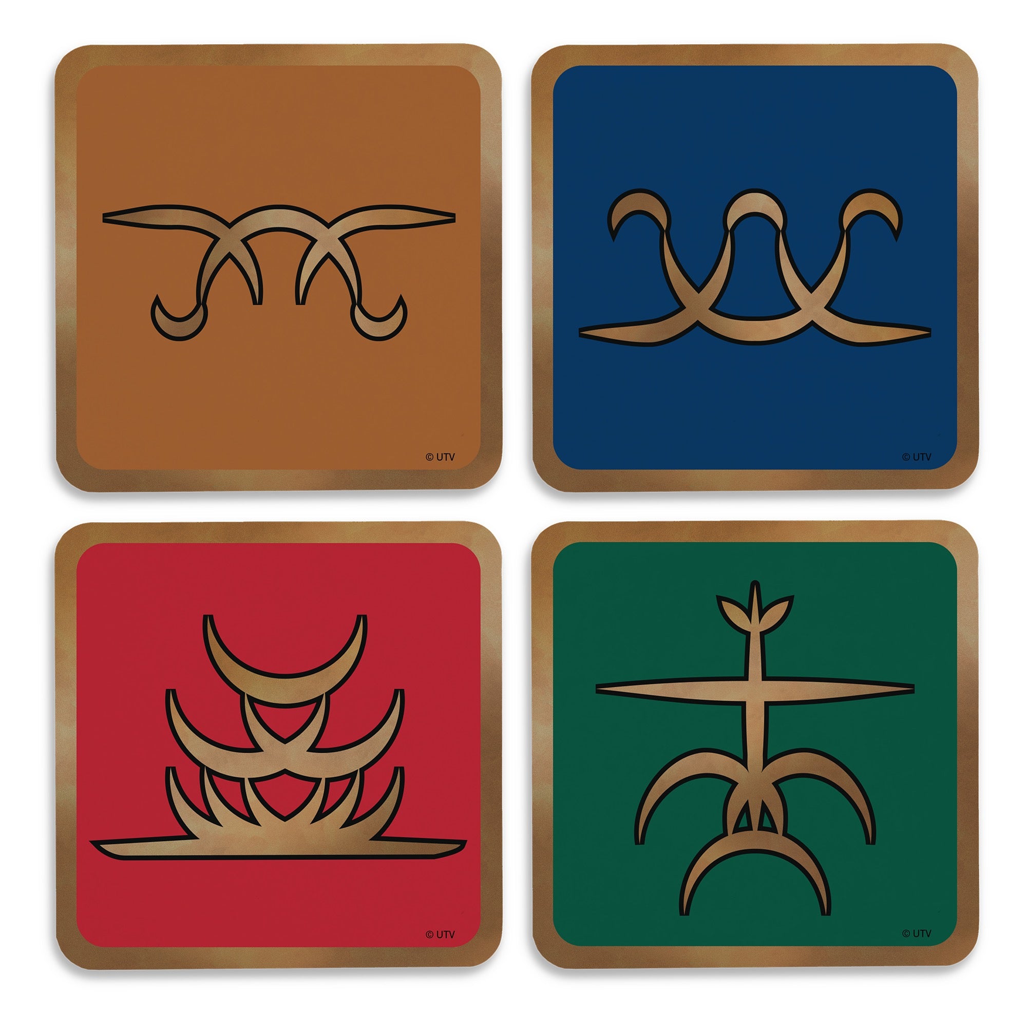 Vampire Academy Elements Coasters with Mahogany Holder - Set of 4 – NBC ...