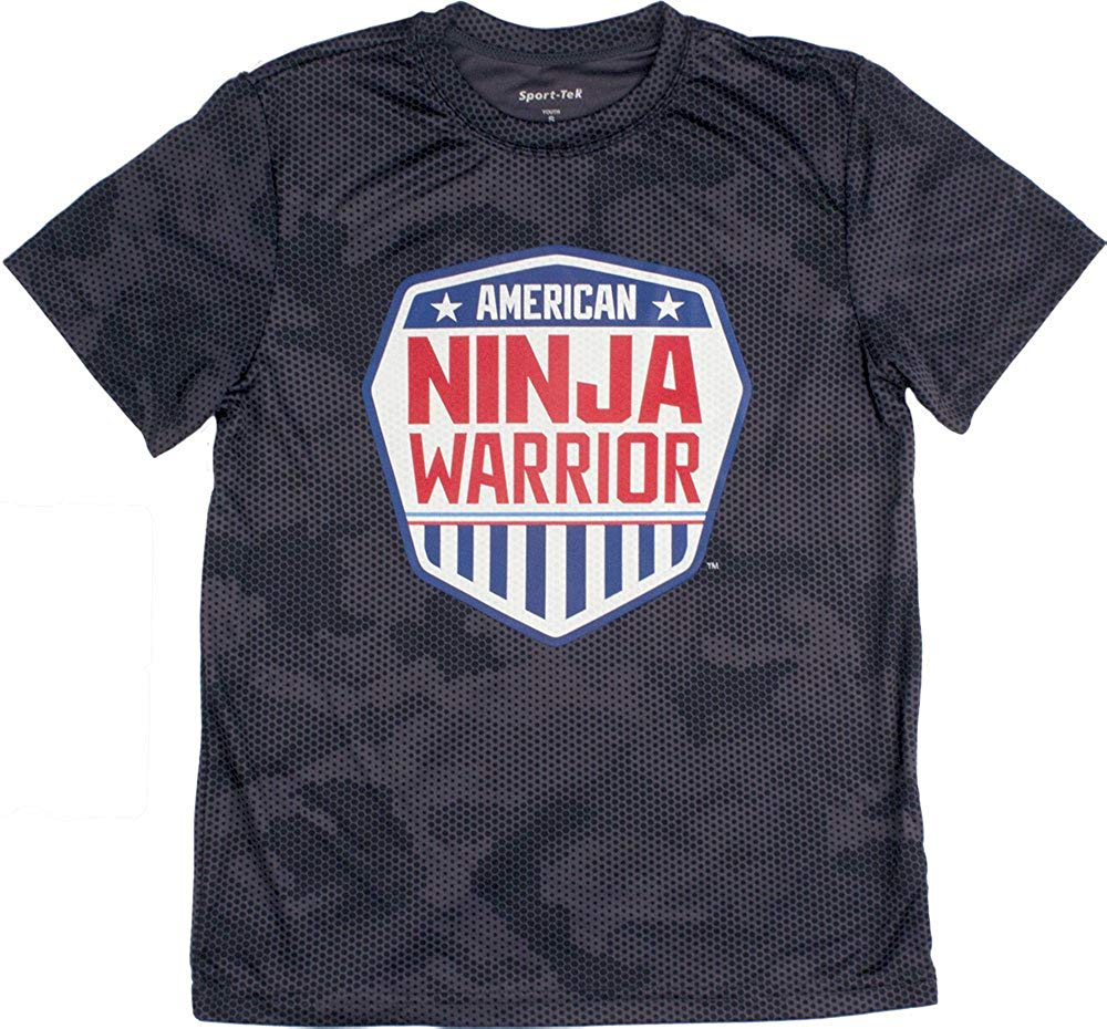 American Ninja Warrior Kids Camo Performance T Shirt